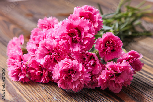 Bouquet of pink carnations