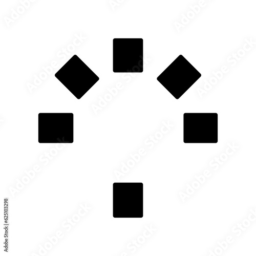 loading glyph icon