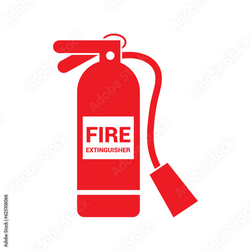 Fire extinguisher icon vector. Firefighter illustration sign. help symbol.