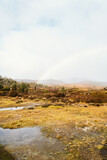 Rainbow at Ronny Creek in Cradle Mountain, Tasmania, Australia