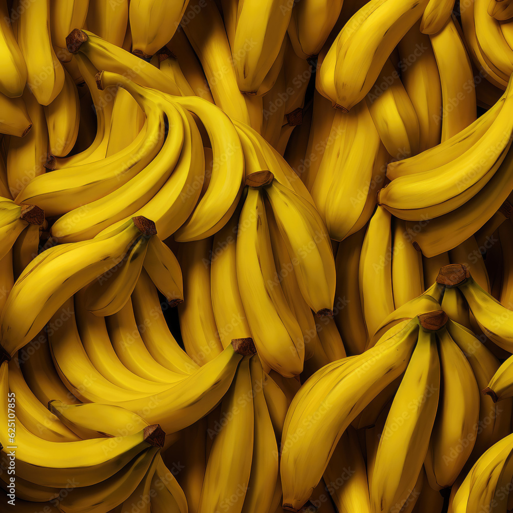 Banana texture pattern AI Generative Banana texture pattern AI Generative