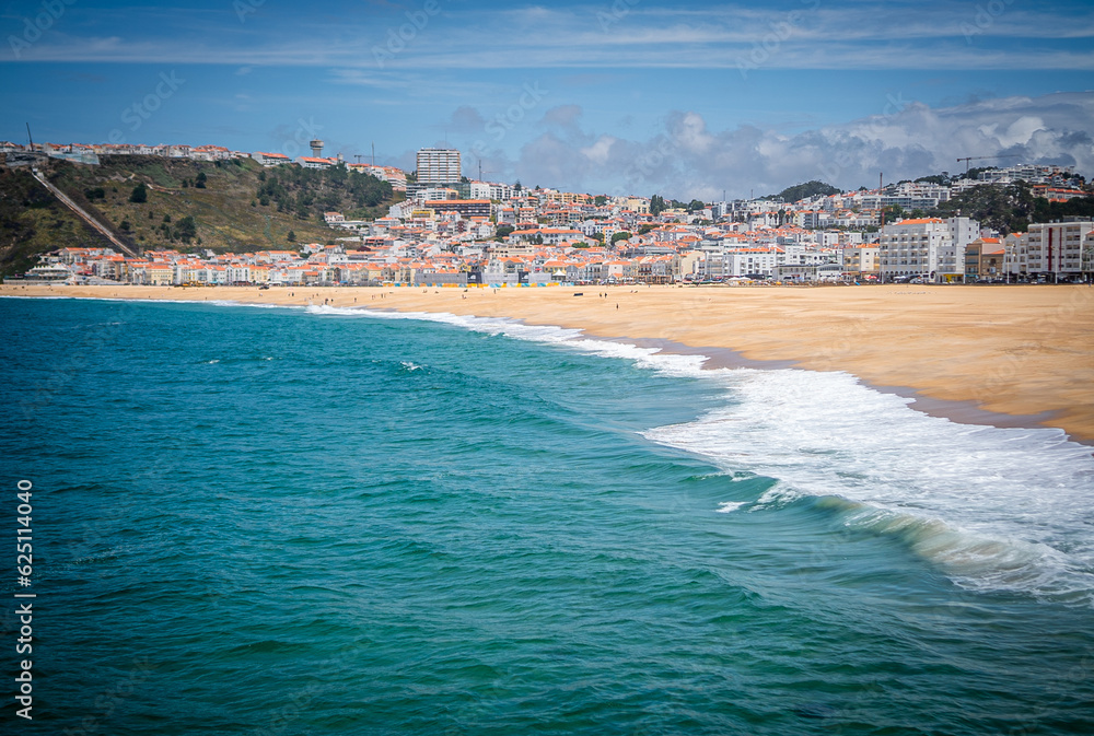 Nazare Beach side in Portugal