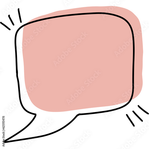 Minimalist Chat Bubble SVG Vector Line Art, messaging and social media 