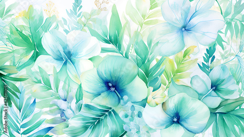 flowers_seamless_botanical_watercolor_floral_background