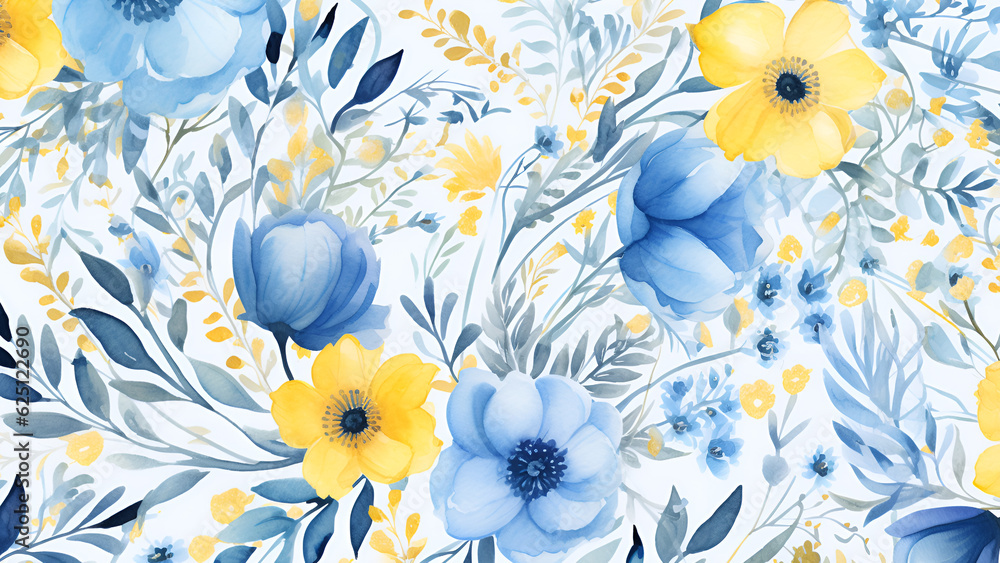 flowers_seamless_botanical_watercolor_floral_background