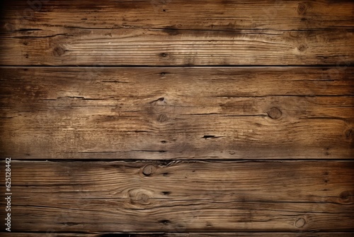 Aged wooden backdrop with stains and marks  Generative AI