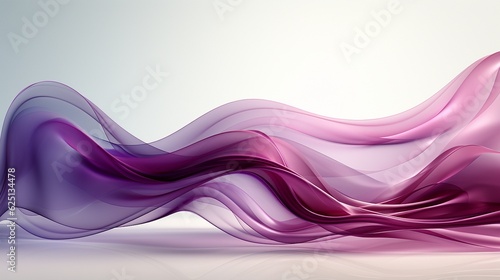 Dynamic Flow: Abstract Modern Background with purple  Wave-like Shapes