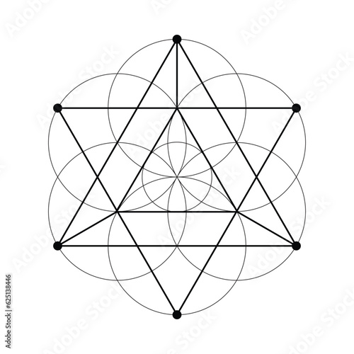 Scared Geometry Vector Design Elements. This religion, philosophy, and spirituality symbols. the world of geometry with our intricate illustrations.