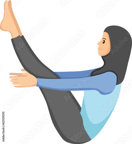 Navasana yoga pose asana