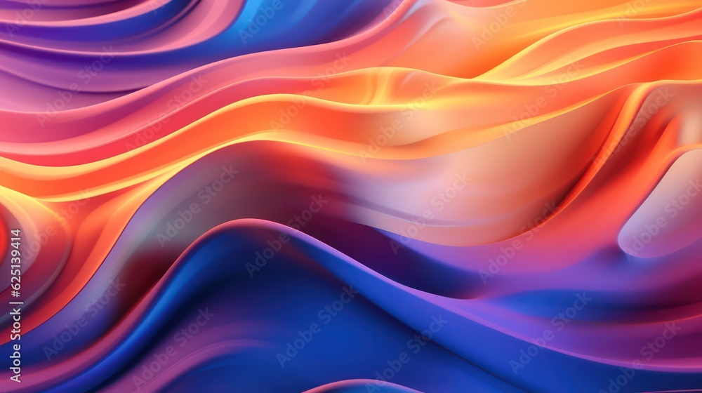 abstract colorful waves background