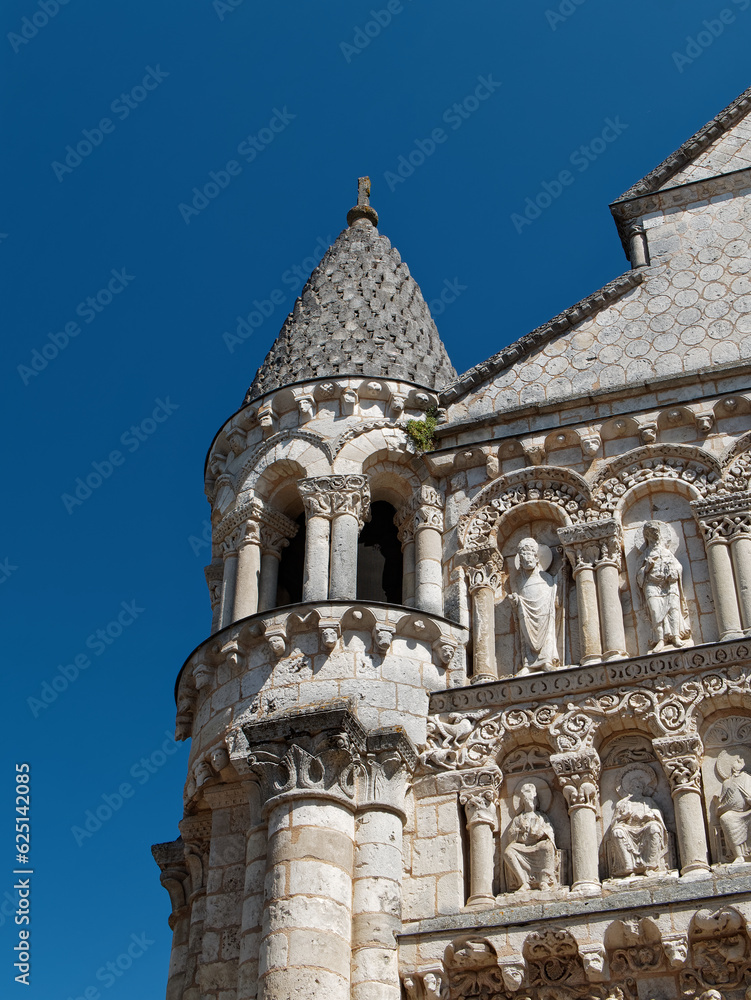 Eglise Notre-Dame la Grande. Poitiers, Nouvelle-Aquitaine, France