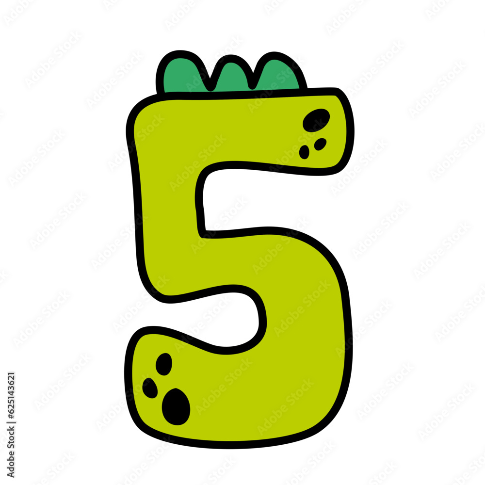 Alphabeth and number cute Vector Illustration Alphabeth and number cute Vector Illustration