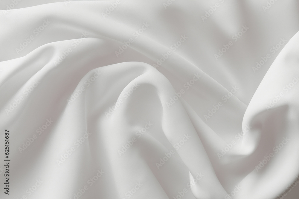Obraz premium Pure Elegance: Timeless Solid White Fabric Beauty