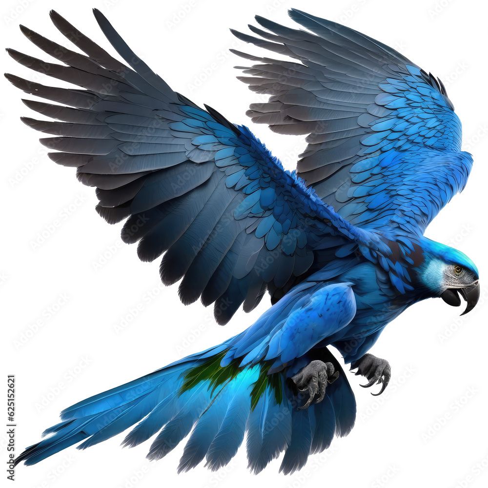 Obraz premium color bird looking isolated on white
