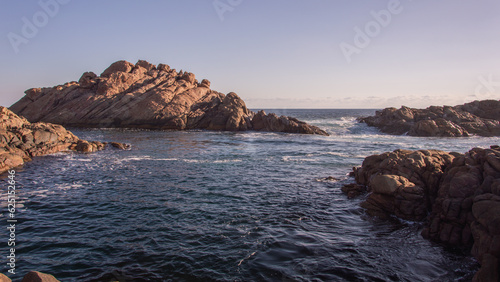 Rock in the ocean