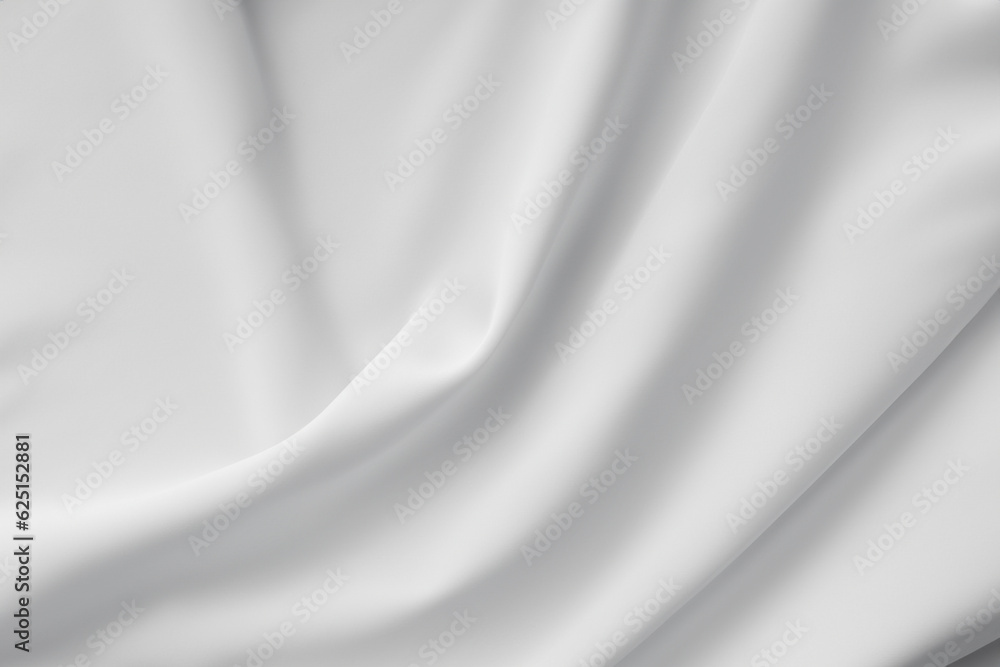 Fototapeta premium Pure Elegance: Timeless Solid White Fabric Beauty