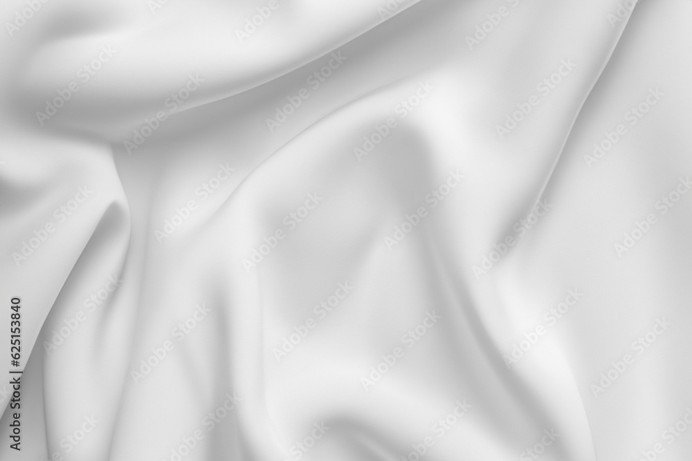 Fototapeta premium Pure Elegance: Timeless Solid White Fabric Beauty
