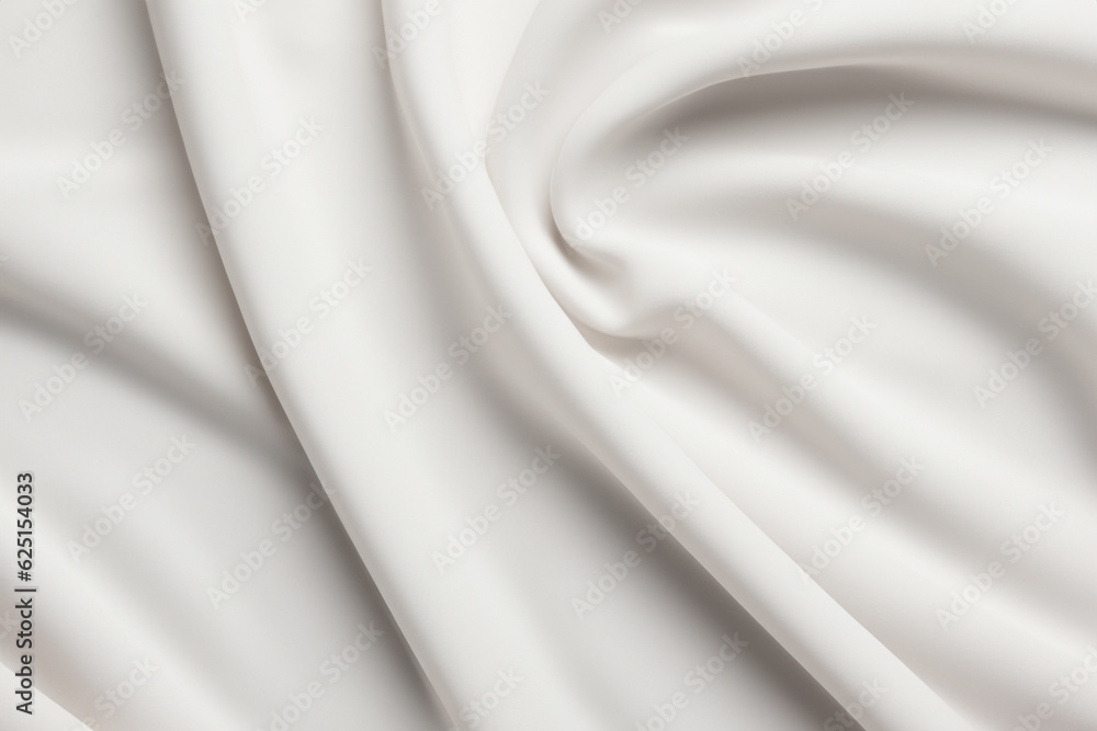 Fototapeta premium Pure Elegance: Timeless Solid White Fabric Beauty