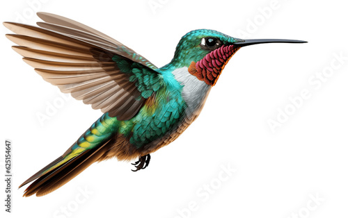 Hummingbird Stock Transparent Background. Generative AI © zainab