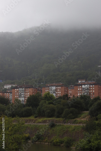 Houses in the city of Bilbao