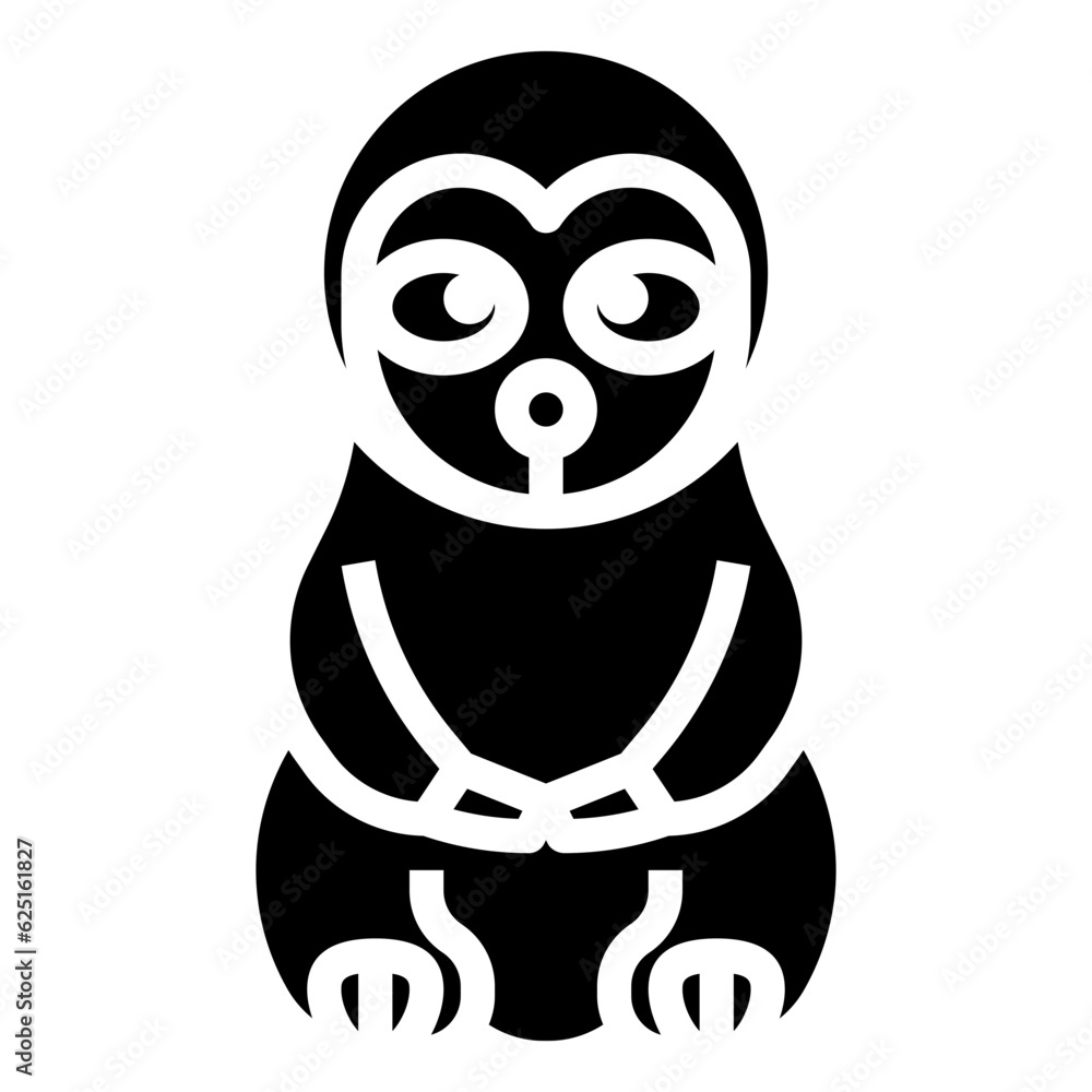 SLOTH line icon,linear,outline,graphic,illustration SLOTH line icon,linear,outline,graphic,illustration