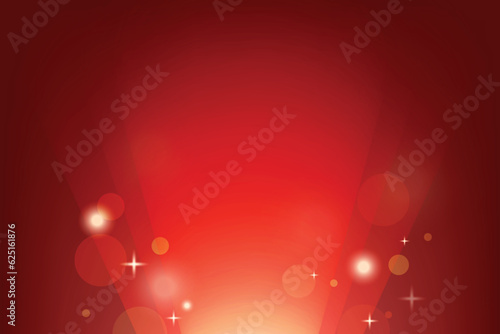 Red spotlight Christmas bokeh background