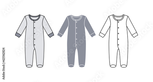 Baby Jumpsuit Newborn Onesie Kid Pyjamas Set