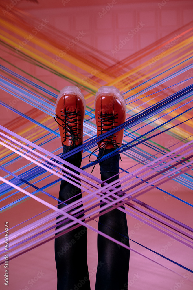 Red shoes up