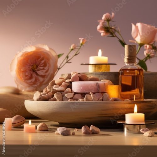 Aromatherapy ingredients arrangement