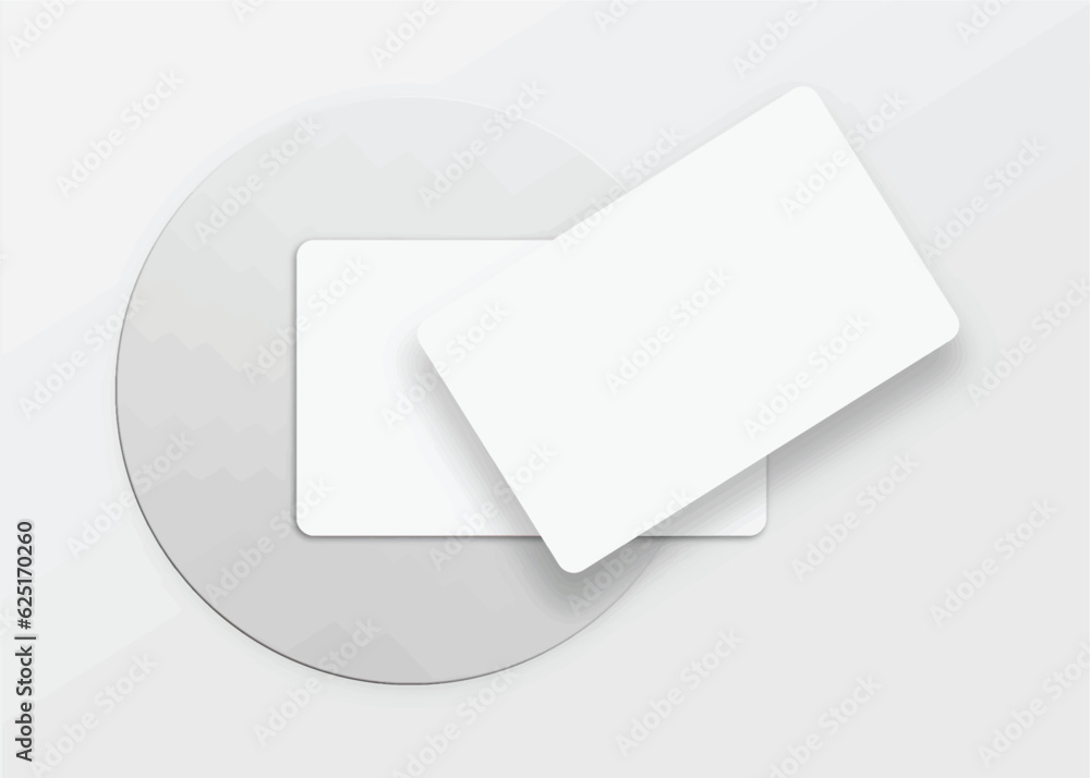Realistic elegant and minimalist white blank business card mockup. 3D vector illustration. Windows shadow and leaves overlay on isolated background. Realistic elegant and minimalist white blank business card mockup. 3D vector illustration. Windows shadow and leaves overlay on isolated background.