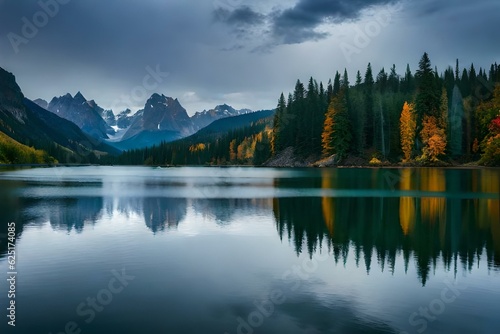 lake reflection © qaiser