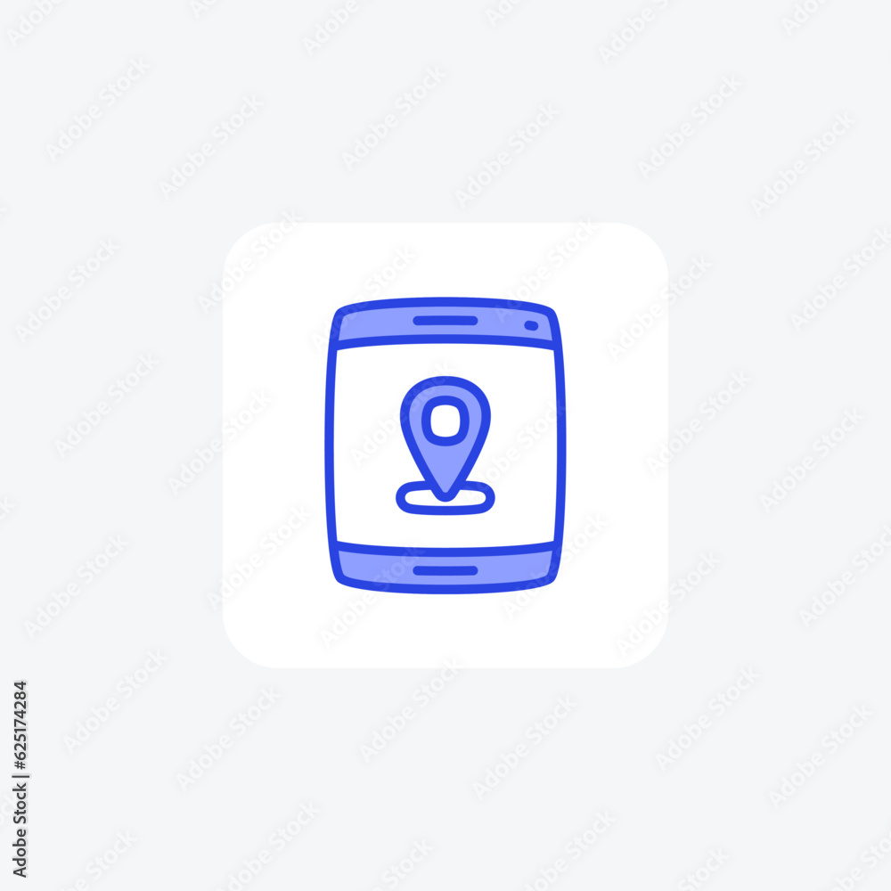 Location Dual Tone Icon Location Dual Tone Icon
