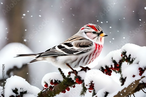 bird in the snow