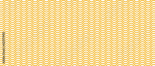 Abstract noodle pattern. Graphic spaghetti background with yellow ramen noodles. Isolated vector illustrations on white background.