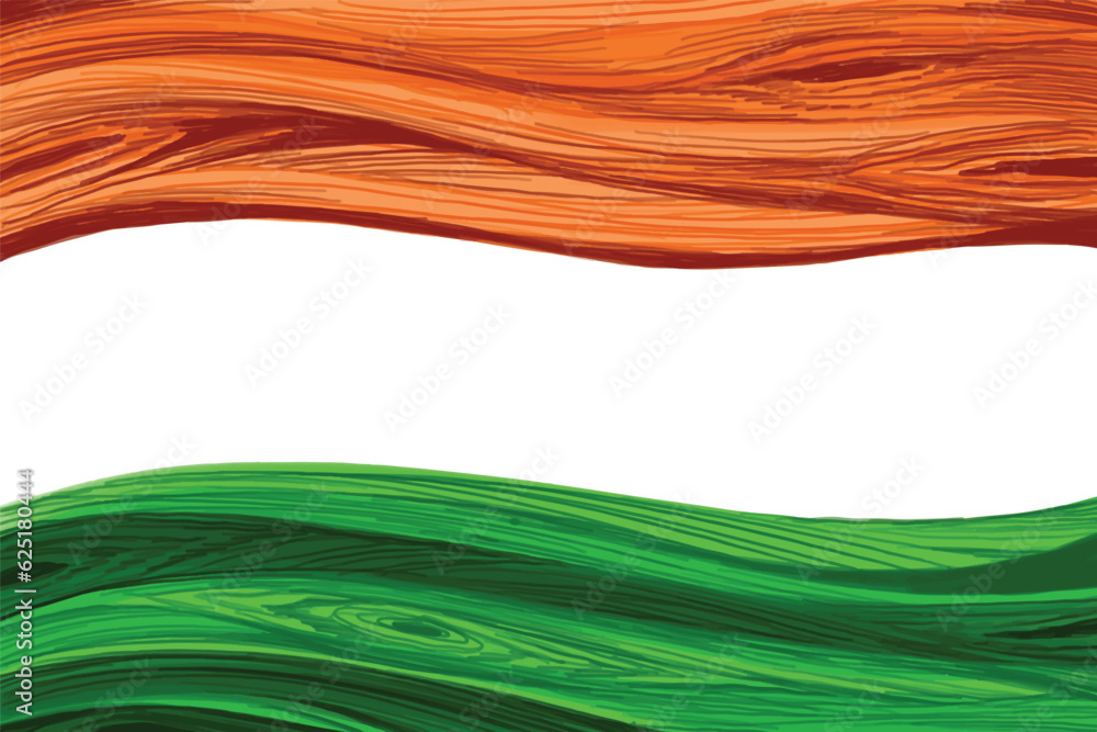 Indian tricolor flag theme independence day celebration card background ...