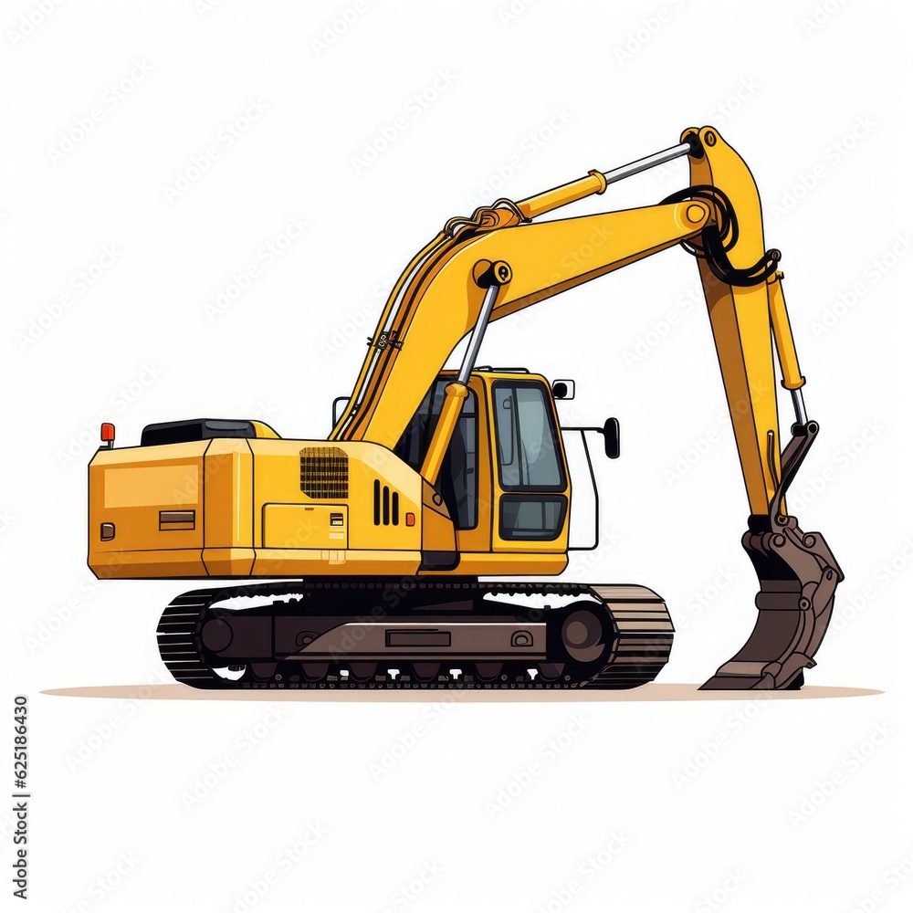 Excavator, AI generated Image Excavator, AI generated Image