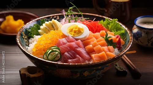 Chirashi Culinary sushi, Photography
