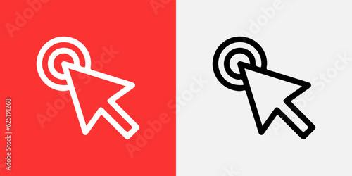 pointer icon for editable graphic design