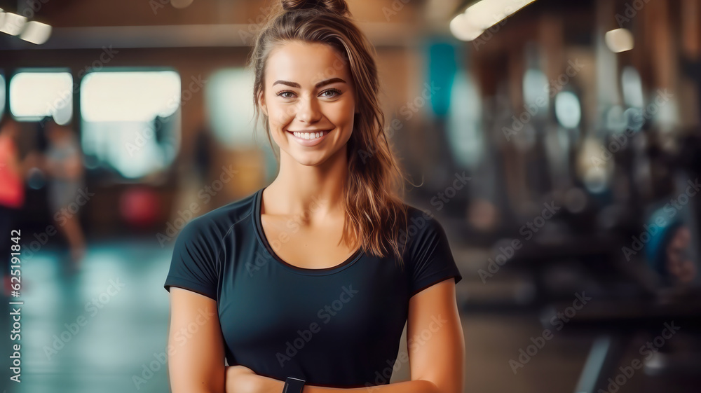 Fototapeta premium Daumen hoch für Fitness und Gesundheit. Generiert mit KI