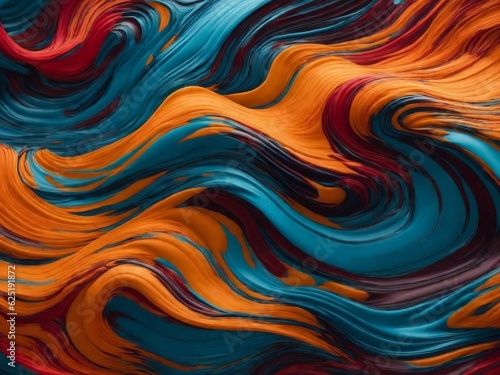 abstract background with waves