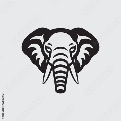 Elephant logo vector illustration