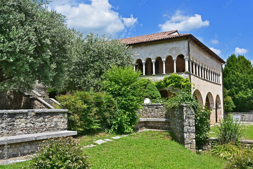 I giardini dell'Abbazia cistercense di Santa Maria di Follina, Treviso - Veneto