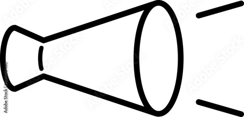 メガホンのアイコン（megaphone icon）