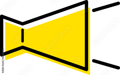 メガホンのアイコン（megaphone icon）