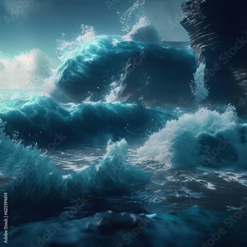 Waves of water © turbomotion046