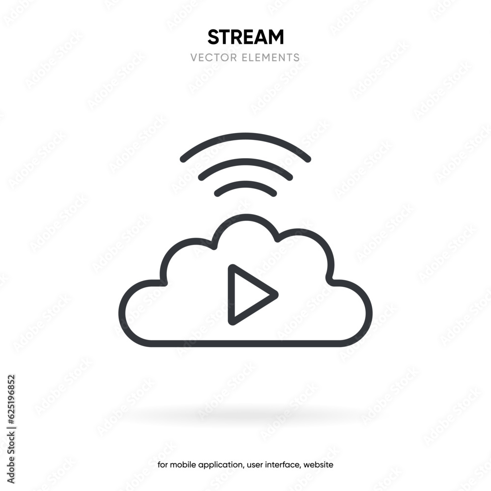 Video talk, video chat, camera, live stream, streaming icon. Video symbol for UI UX, mobile app, website, social media Video talk, video chat, camera, live stream, streaming icon. Video symbol for UI UX, mobile app, website, social media