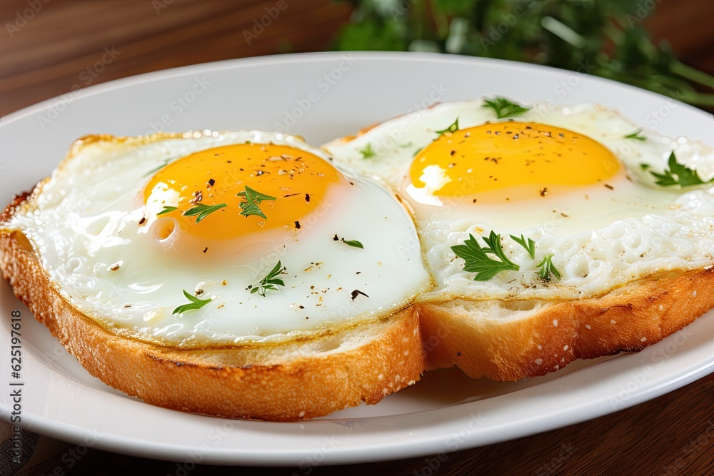 fried eggs with toast fried eggs with toast