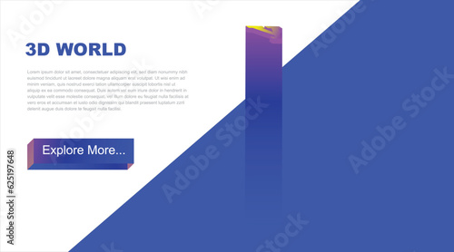 Y 3D alphabets using various effects embossed on blue background for web digital landing and banner pages