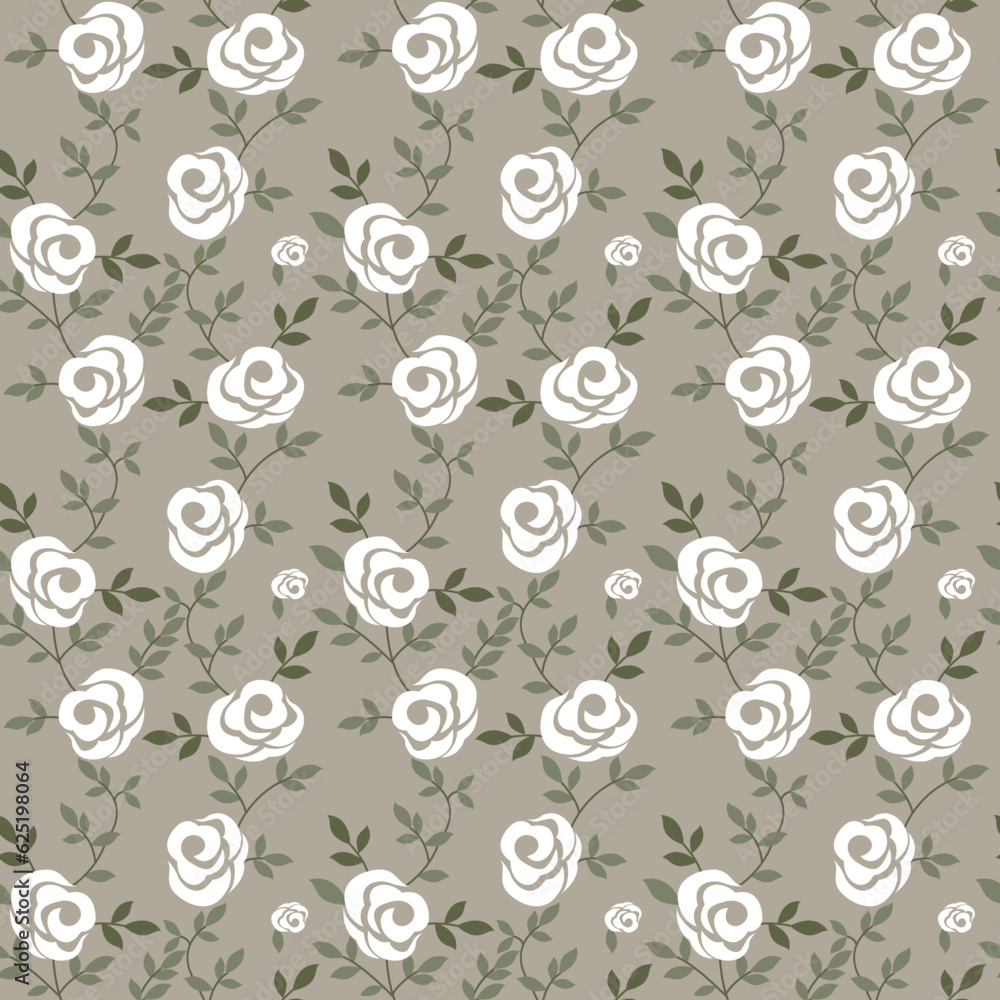 seamless flower design pattern on background seamless flower design pattern on background