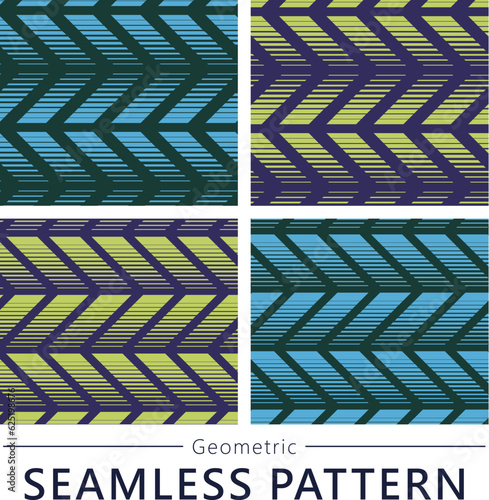 Geometric seamless vector pattern n52